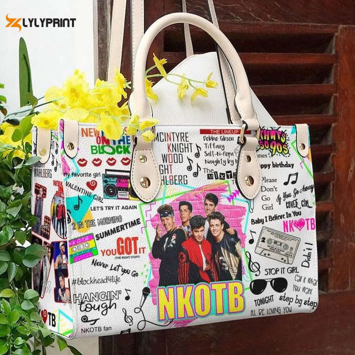 Nkotb leather handbag gift for women 684 Women Leather Hand Bag