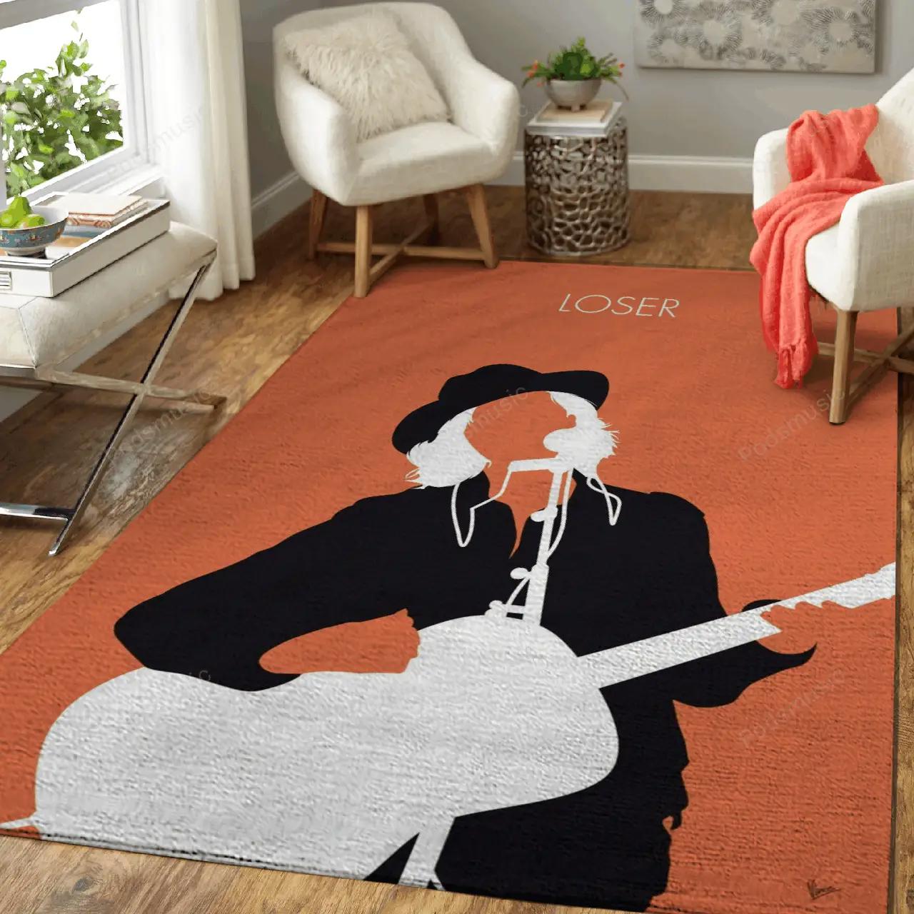 No123 my beck minimal music artwork minimal music artworks art for fans area rug living room carpet rug regtangle carpet floor decor home decor Rectangle Rug