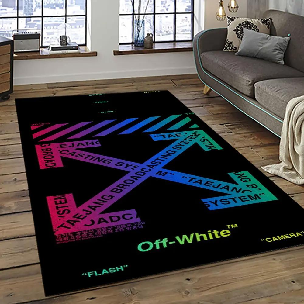 Off white fashion carpet rectangle area rug for living room bedroom decor owt23 Rectangle Rug