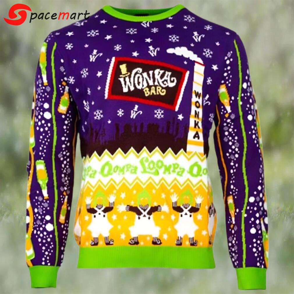 Official willy wonka and the chocolate factory ugly christmas sweater Christmas Ugly Sweater