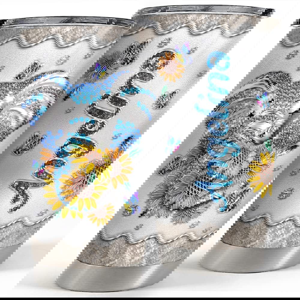 Personalized elephant tumbler jewelry style and sunshine gift idea Personalized Tumbler