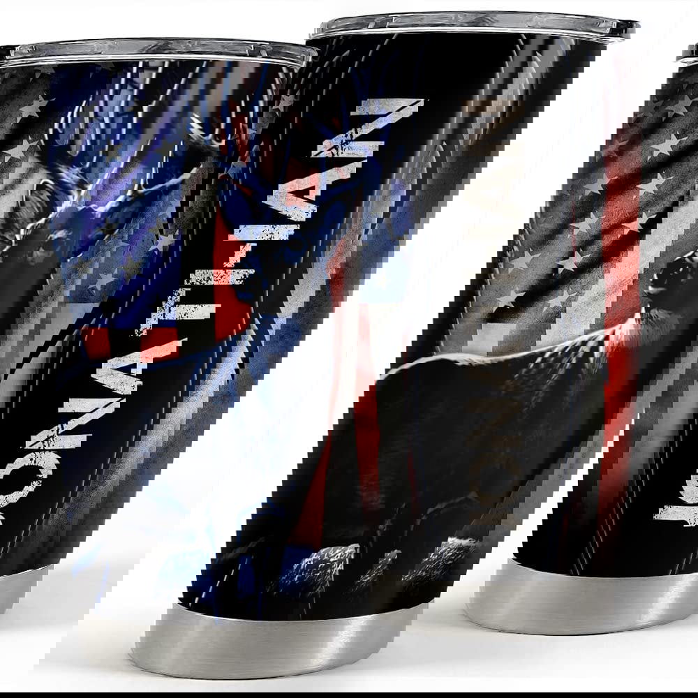 Personalized hunting tumbler deer for hunting lover men dad best friend Personalized Tumbler