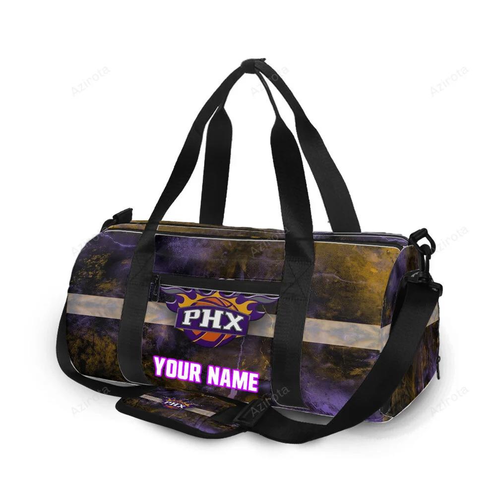 Phoenix suns emblem v6 personalized name travel bag gym bag 2367 Travel Bag