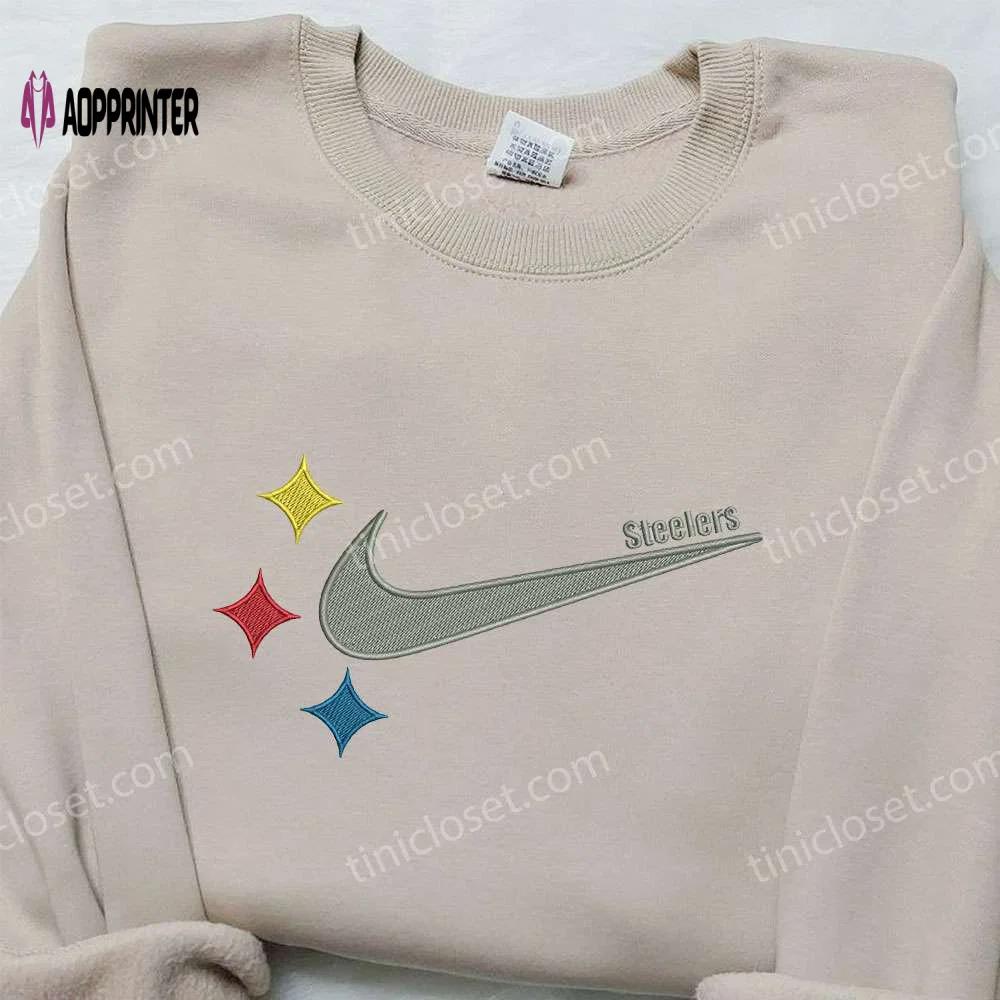Pittsburgh steelers x nike embroidered sweatshirt – nfl sport shirt Embroidered Shirt
