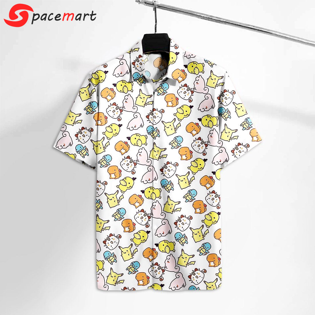 Pokemon hawaiian shirt  hawaiian shirt for women men  hawaiian shirt custom Hawaii Shirt Shorts & Flip Flops
