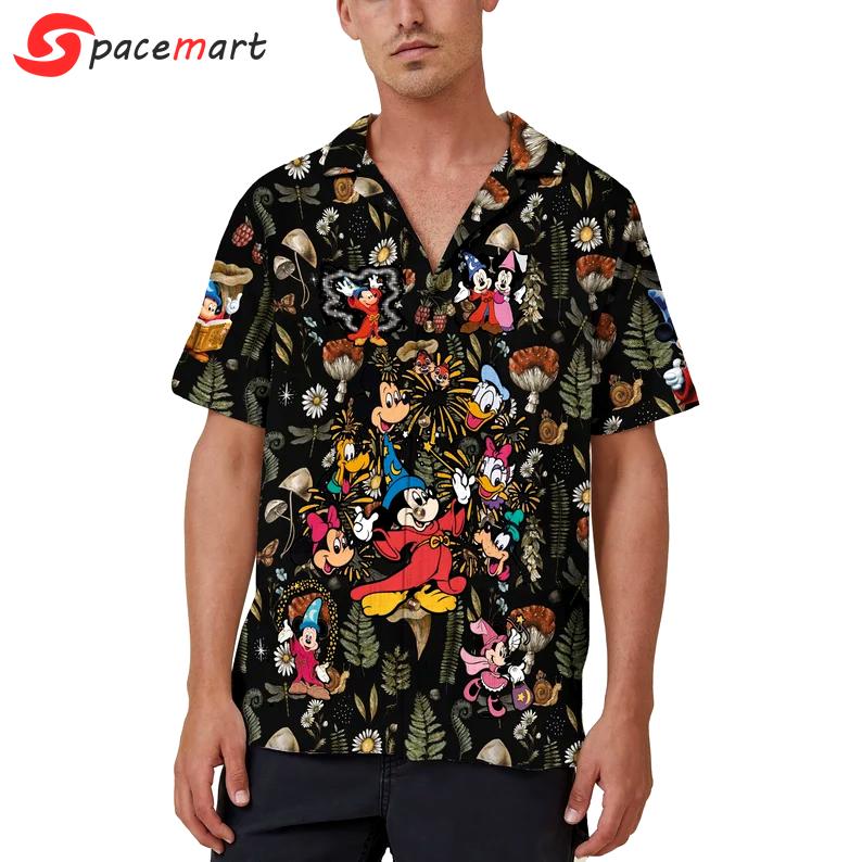 Retro disney epcot hawaiian shirt Hawaii Shirt Shorts & Flip Flops