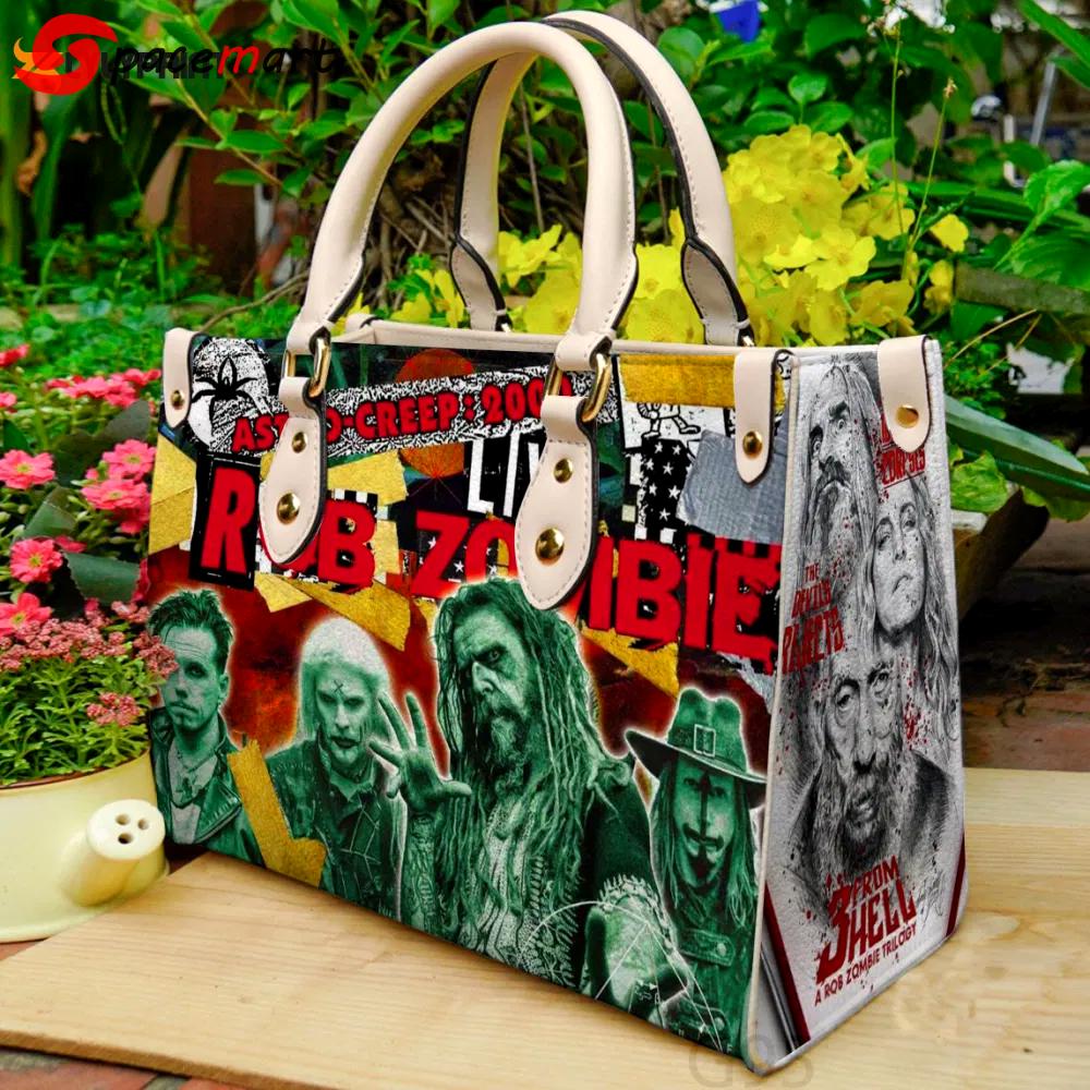 Rob zombie 1 leather bag for women gift 4017 Women Leather Hand Bag
