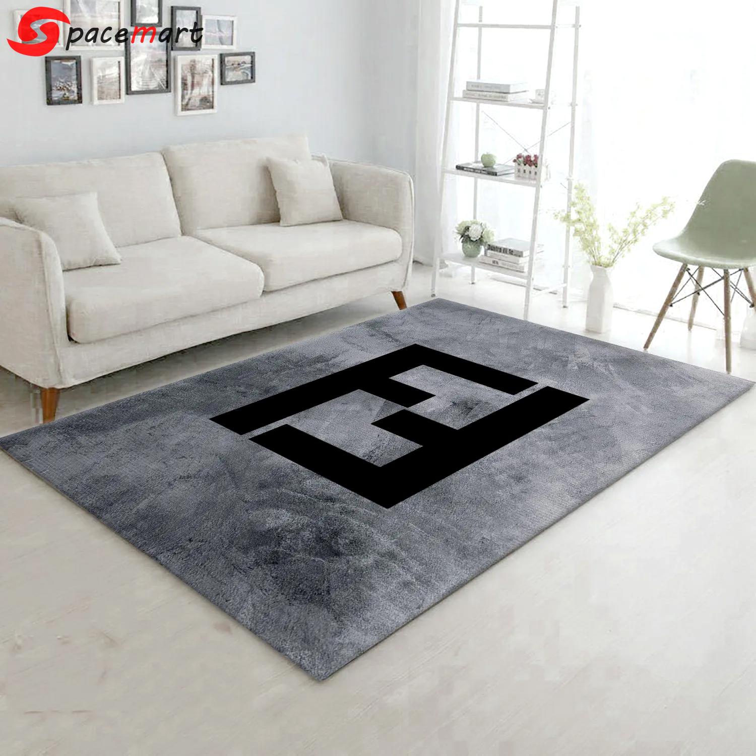 Rugs in living room and bedroom - Fendi rectangle rug bedroom rug christmas gift us decor Rectangle Rug