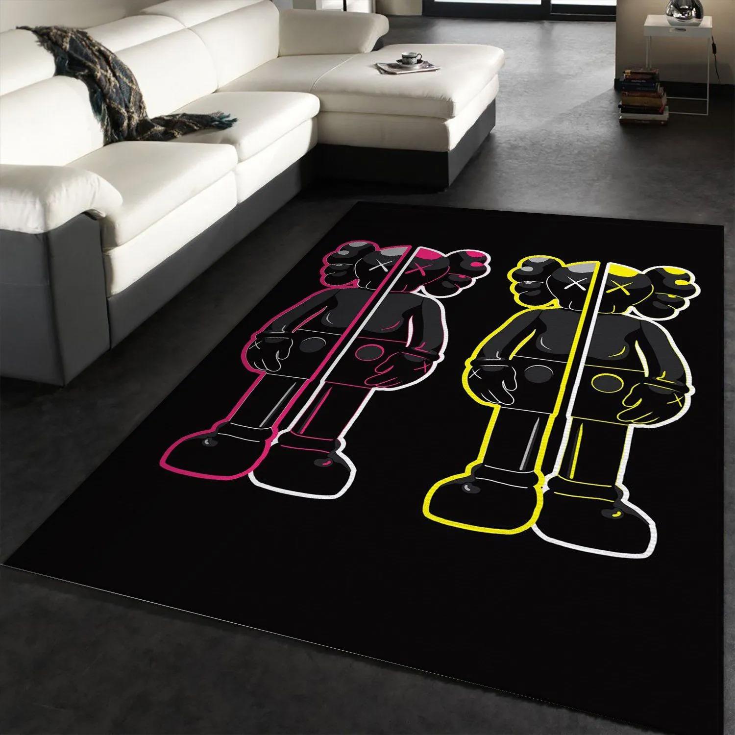 Rugs in living room and bedroom - Kaws area rugs living room rug carpet floor decor floor mats keep warm in winter Rectangle Rug