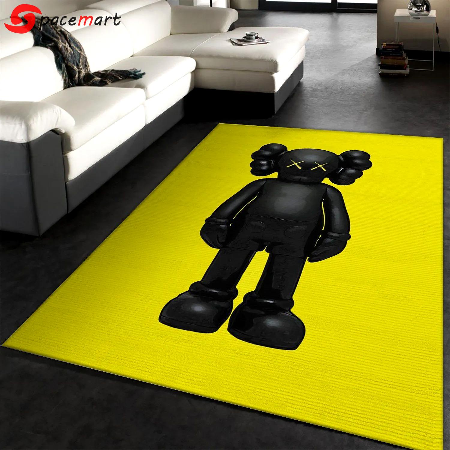 Rugs in living room and bedroom - Kaws companion area rug living room rug carpet christmas gift floor mats keep warm in winter Rectangle Rug