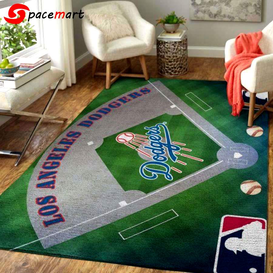 Rugs in living room and bedroom - Los angeles dodgers area rugs living room carpet christmas gift floor decor rcdd81f33137 - rugs Rectangle Rug