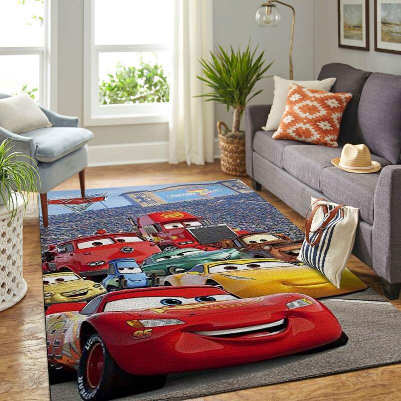Rugs in living room and bedroom amazon cars-disney movie Rectangle Rug