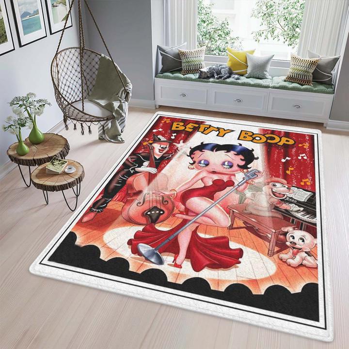 Rugs in living room and bedroom betty boop cover singer gifts lover area rug living room. Rectangle Rug