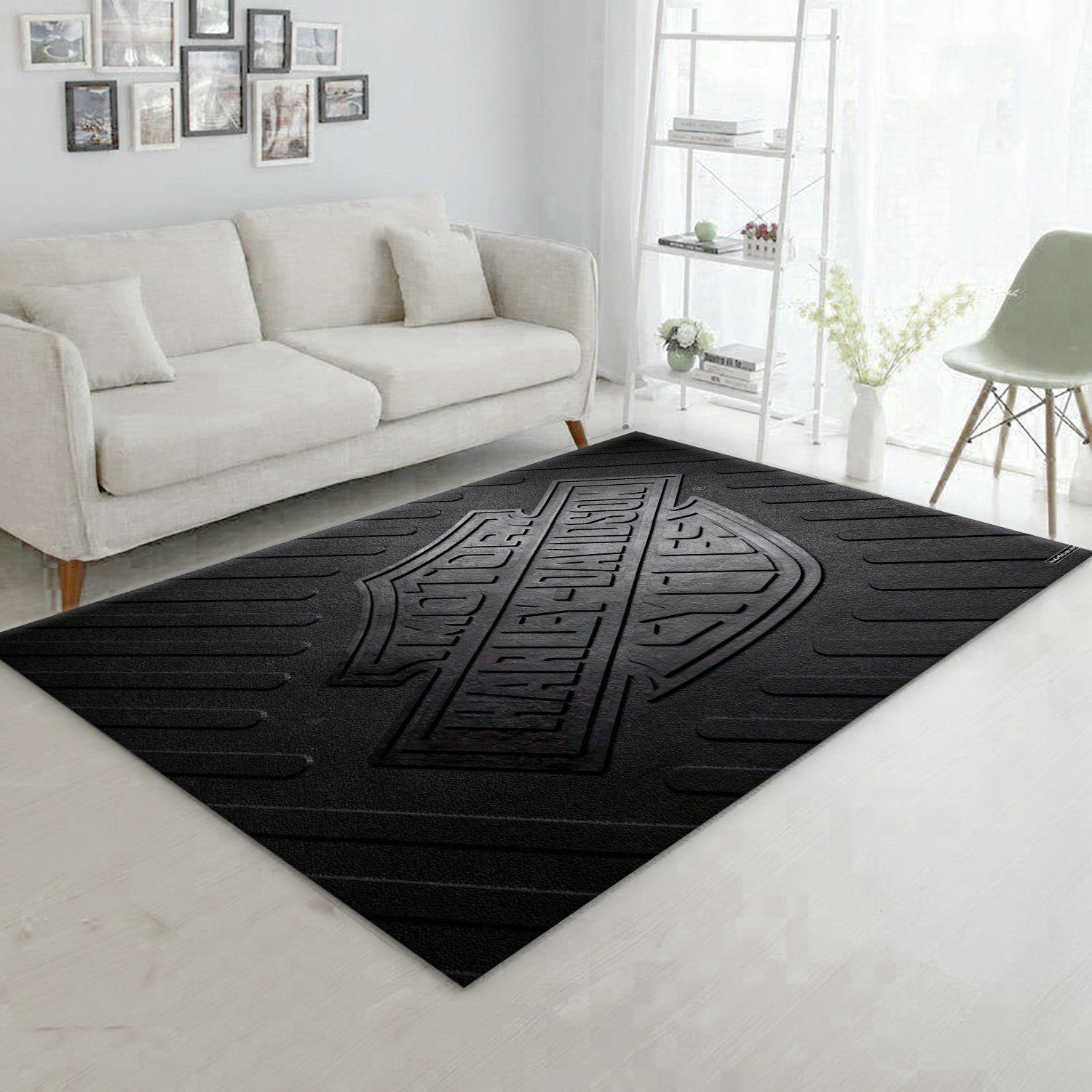 Rugs in living room and bedroom harley davidson ver15 rug living room rug floor decor home decor Rectangle Rug