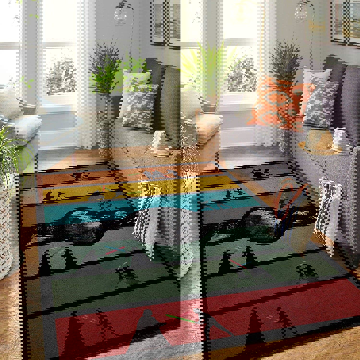 Rugs in living room and bedroom star wars rug mat all over print Rectangle Rug