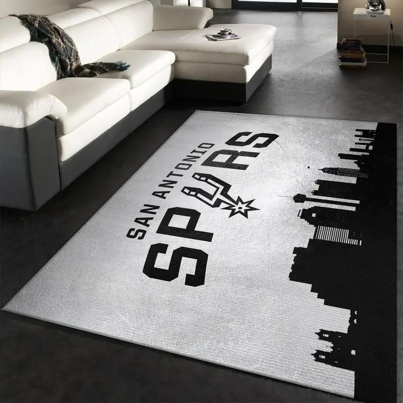 San antonio spurs nba 1 area rug living room bedroom rug rug regtangle carpet Rectangle Rug