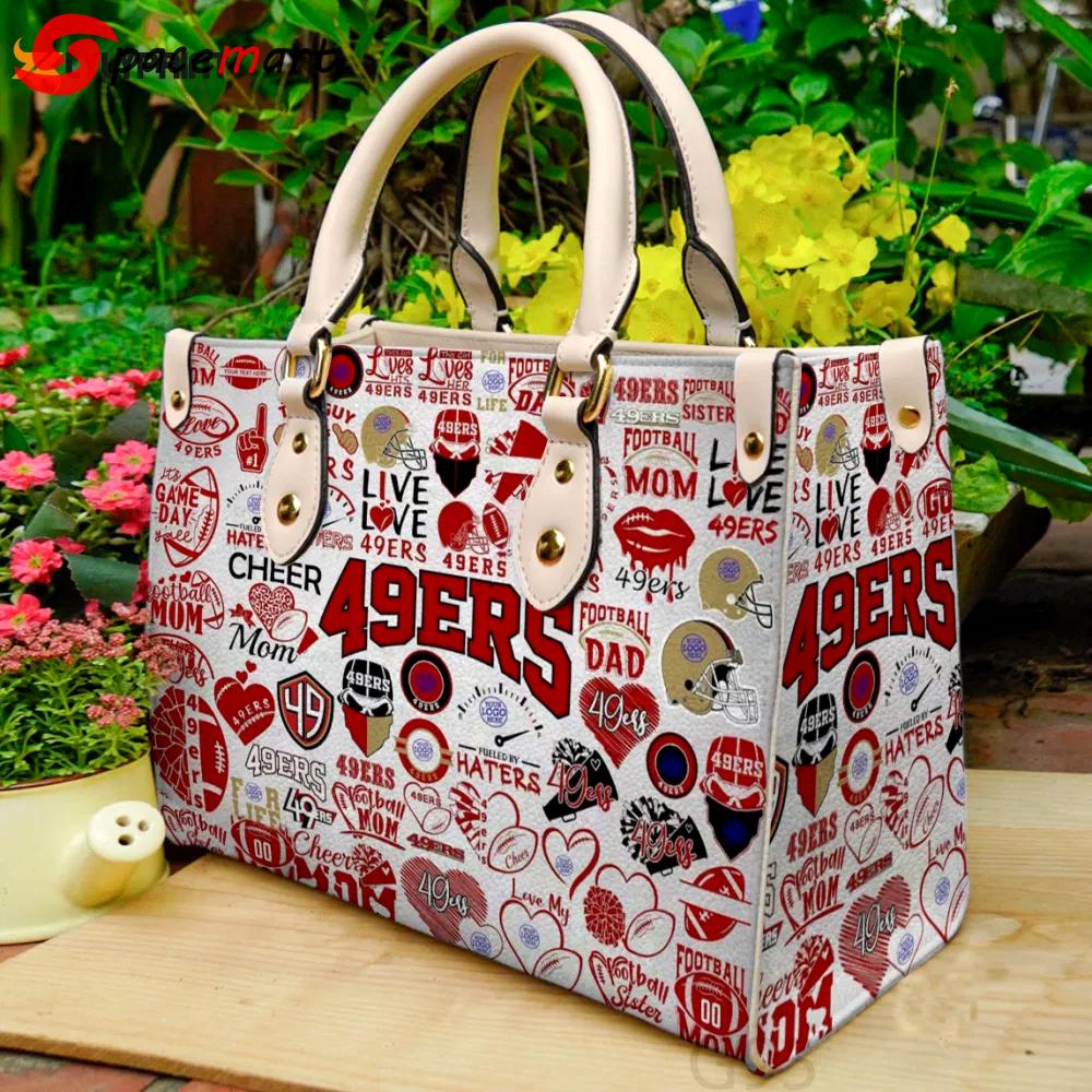 San francisco 49ers i7 hand leather bag for women gift 1982 Women Leather Hand Bag