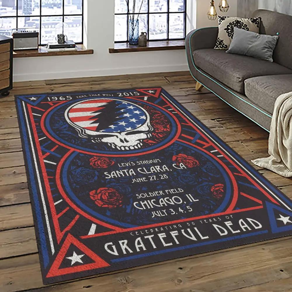 Singer bob weir music carpet rectangle area rug for living room bedroom decor bw01 Rectangle Rug