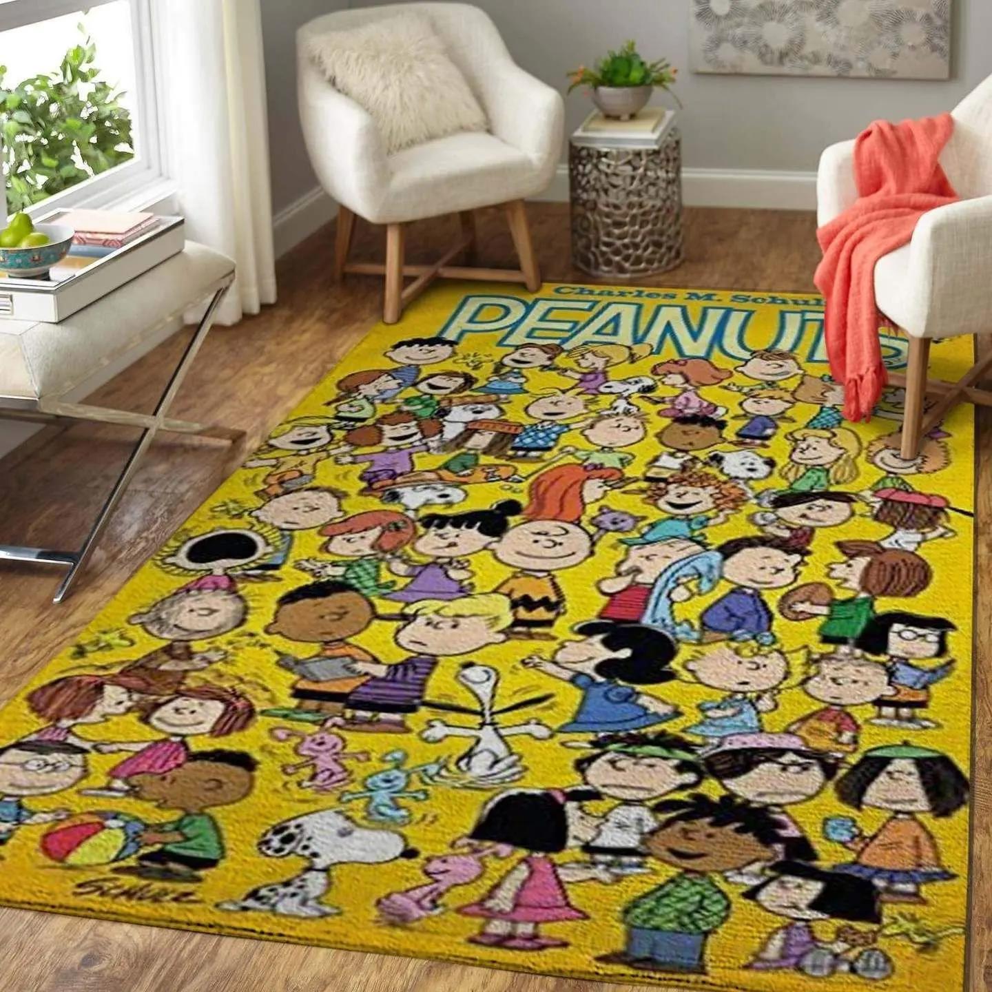 Snoopy rug christmas carpet sn12 rug regtangle carpet floor decor home decor Rectangle Rug