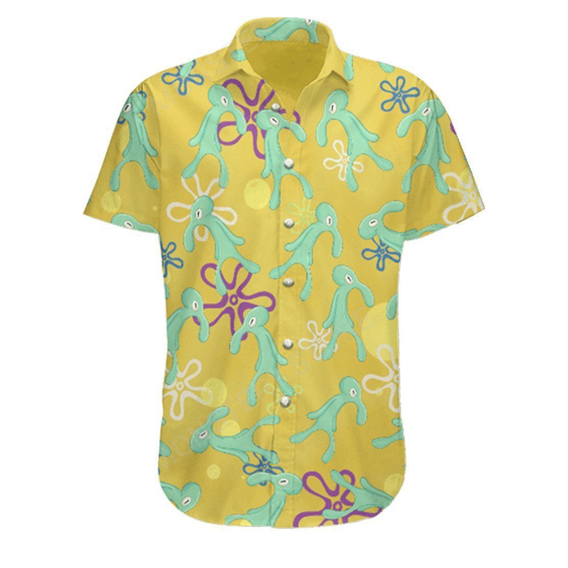 Spongebob squarepants custom hawaiian shirts for men and women Hawaii Shirt Shorts & Flip Flops