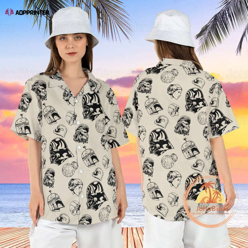 Star wars hawaiian vintage summer beach shirt – short sleeve vacation shirt Hawaii Shirt