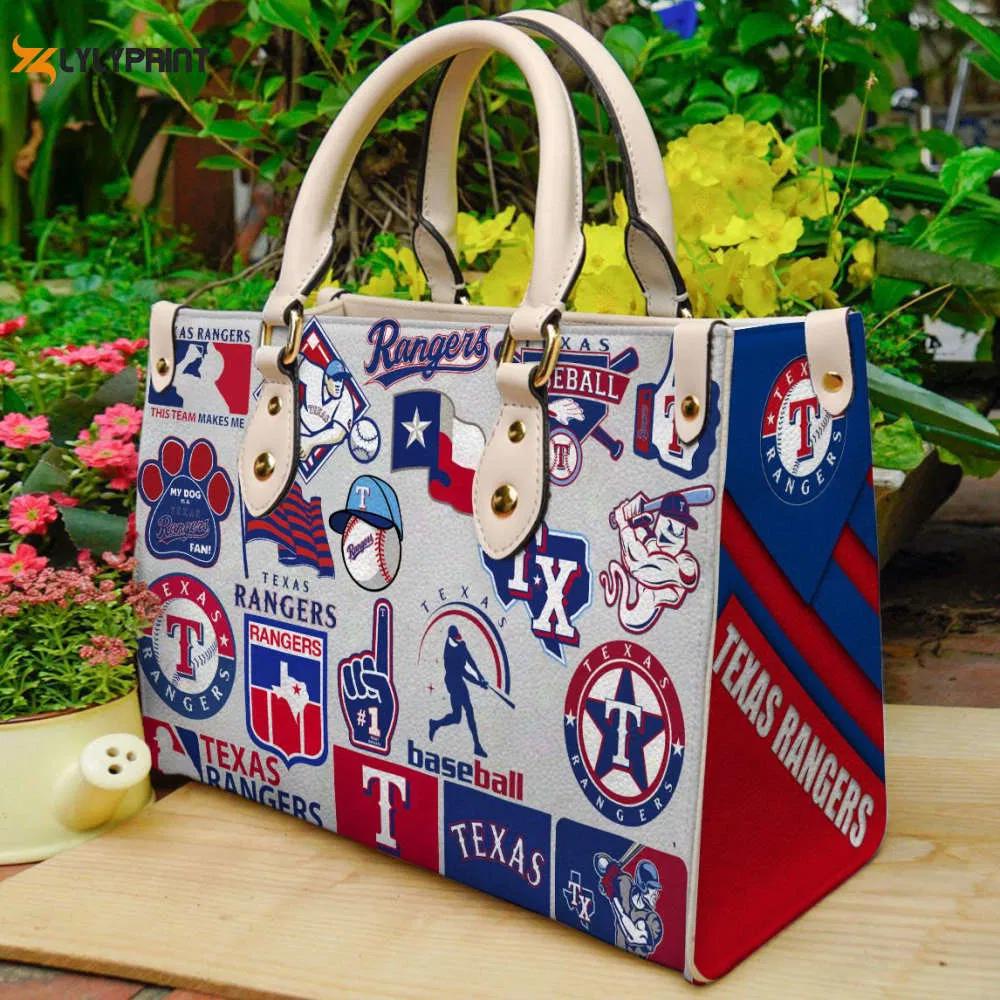 Texas rangers leather handbag 1 3115 Women Leather Hand Bag