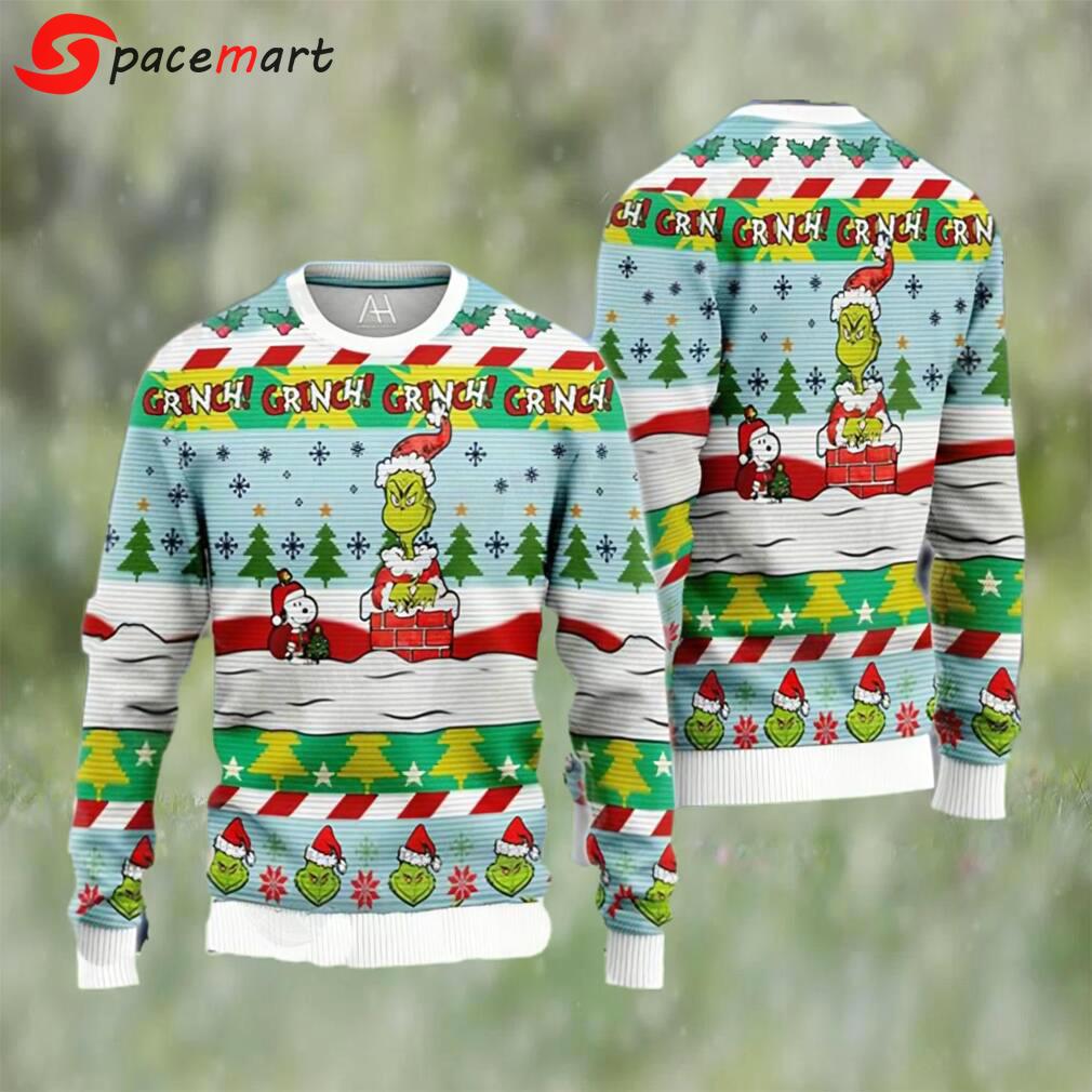 The grinch and snoopy dog ugly sweater funny christmas gift Christmas Ugly Sweater