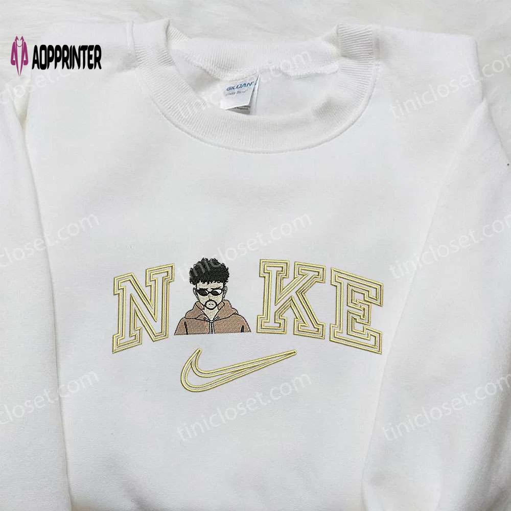 The weeknd x nike embroidered hoodie: celebrity shirt & nike inspired apparel Embroidered Shirt