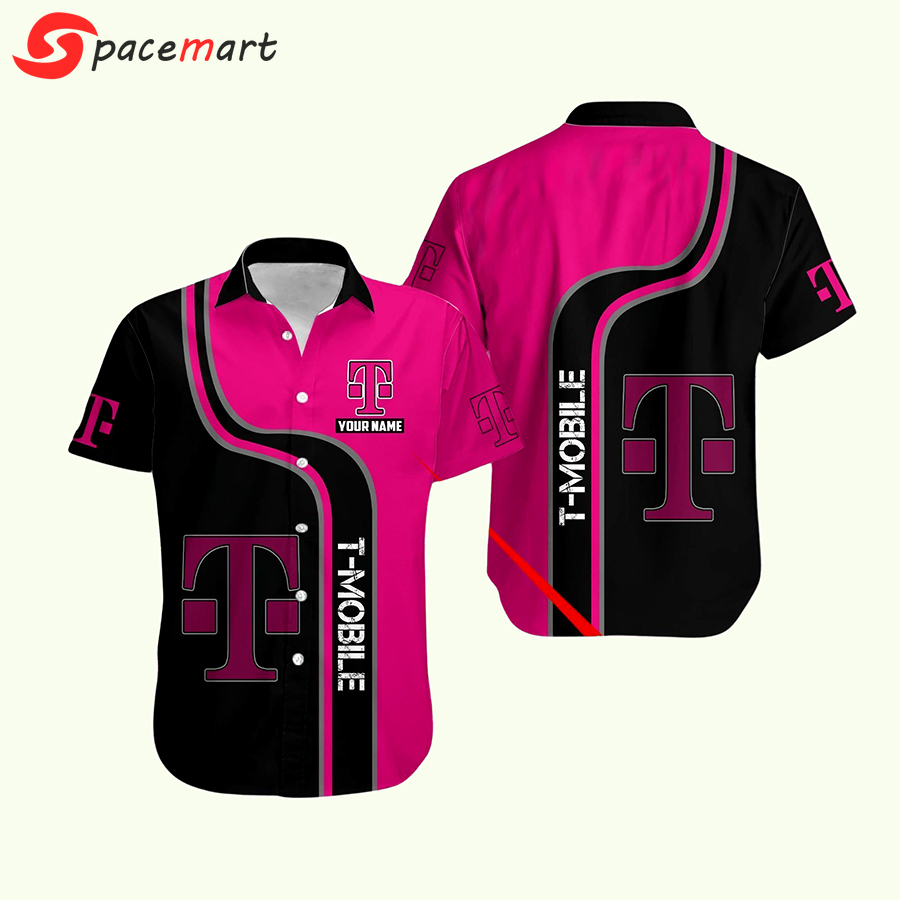 Tmobile logo hawaiian shirt Hawaii Shirt Shorts & Flip Flops