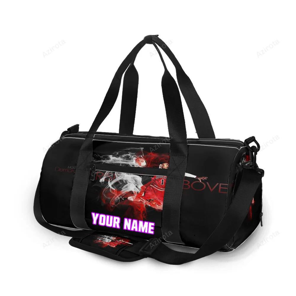 Toronto raptors derrick rose1 personalized name travel bag gym bag 2535 Travel Bag