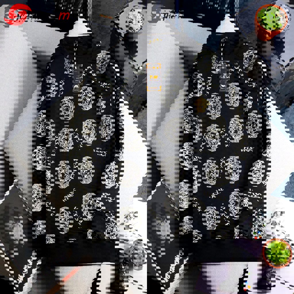 Versace luxury ugly sweater for winter hot 2024  style 136 Christmas Ugly Sweater