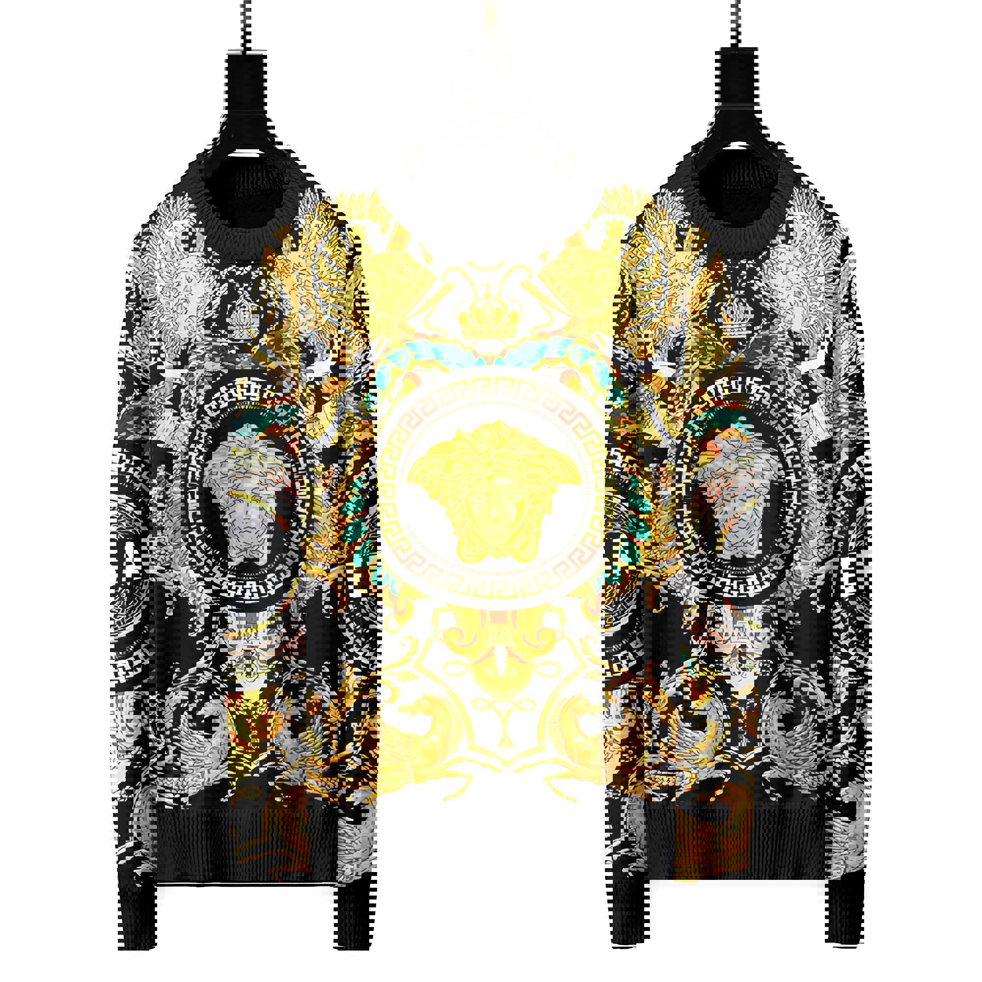 Versace luxury ugly sweater for winter hot 2025style 256 Christmas Ugly Sweater