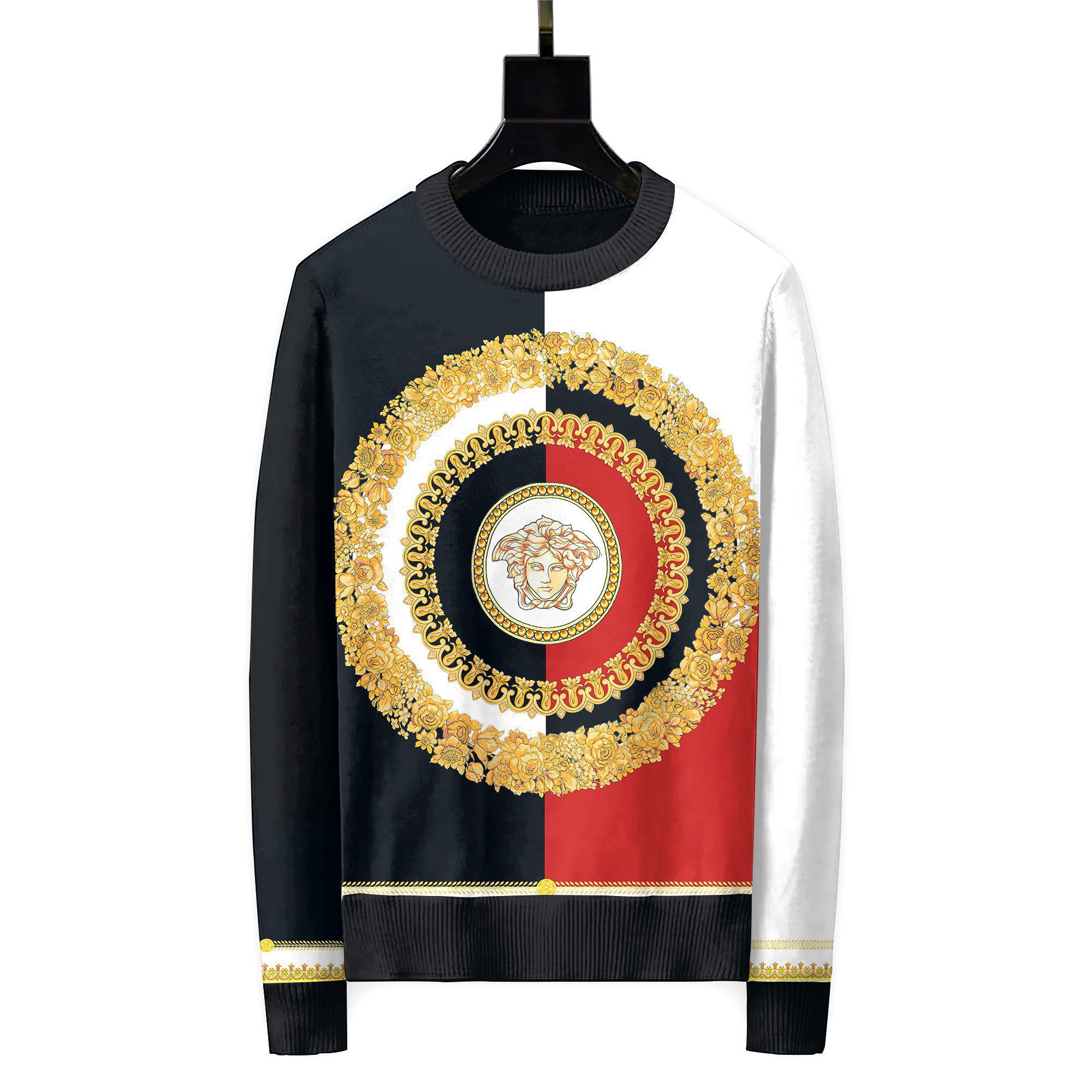 Versace luxury ugly sweater for winter hot 2025style 676 Christmas Ugly Sweater