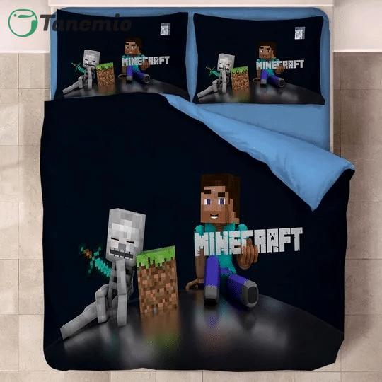 Duvet Covers and Pillow Case set Minecraft 13 duvet quilt bedding set