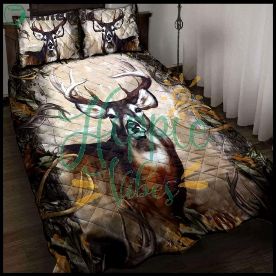 Duvet Covers and Pillow Case set - Deer hunting – quilt bedding set