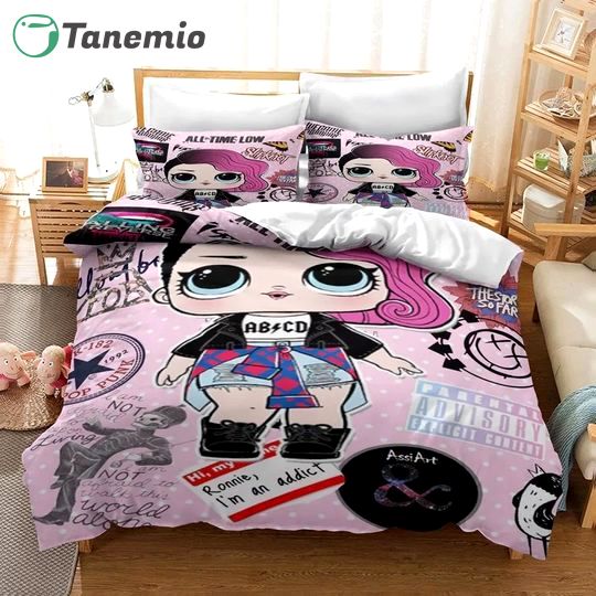 Duvet Covers and Pillow Case set Lol surprise 6 duvet quilt bedding set