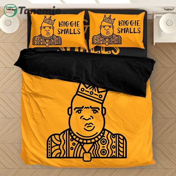 Duvet Covers and Pillow Case set Unique biggie smalls minimalist art