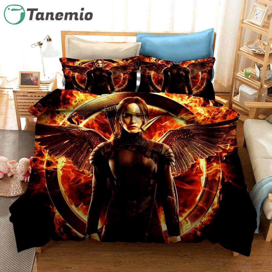 Duvet Covers and Pillow Case set - The hunger games #3 duvet cover quilt cover pillowcase bedding set bed linen home bedroom decor