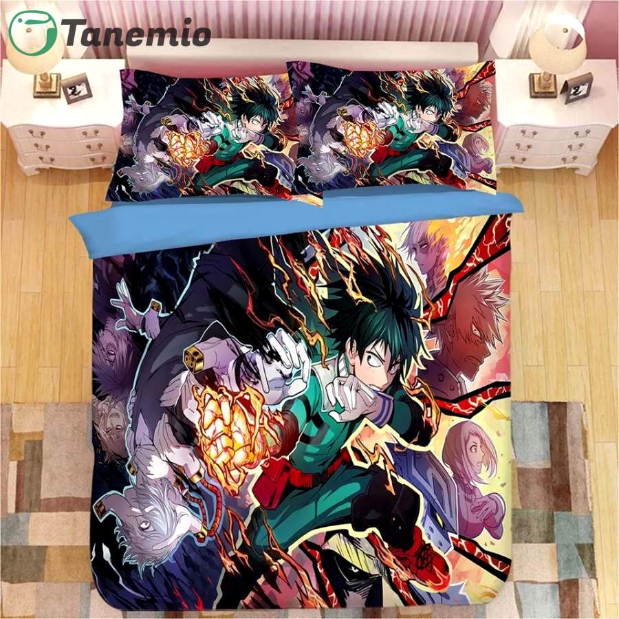 Duvet Covers and Pillow Case set My hero academia deku midoriya izuku