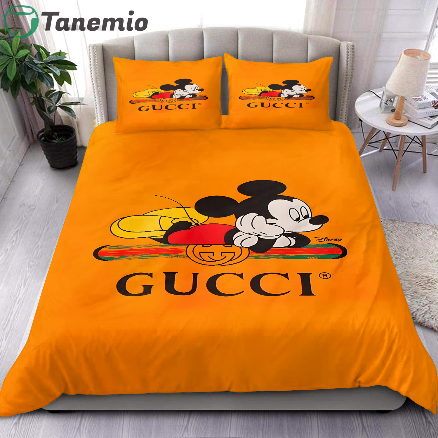 Gucci mickey mouse wallpapers brands 49 bedding set 2022