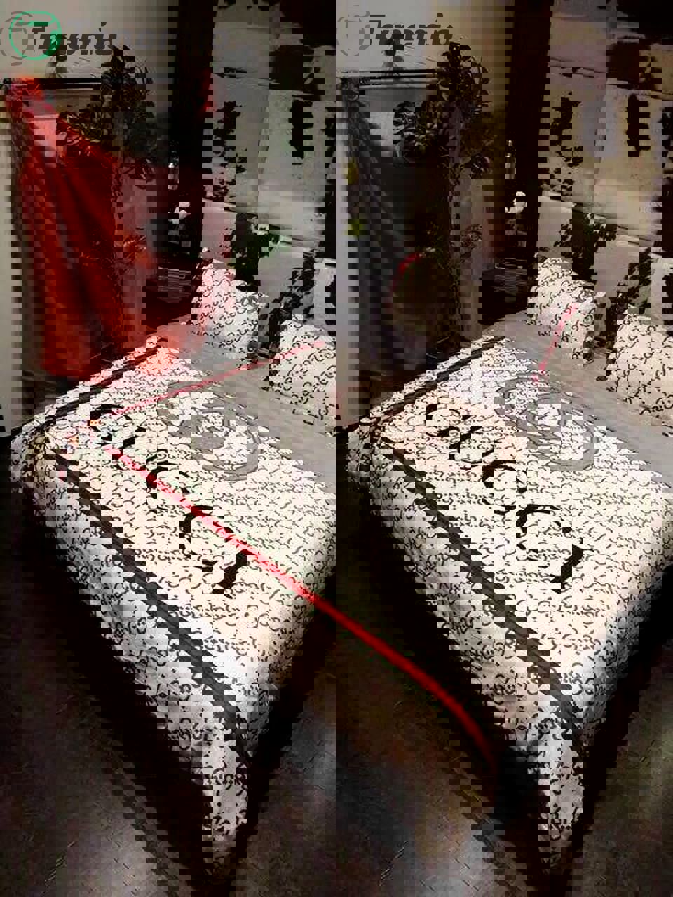 Gucci custom 2 3d customized bedding sets duvet cover bedlinen bed set