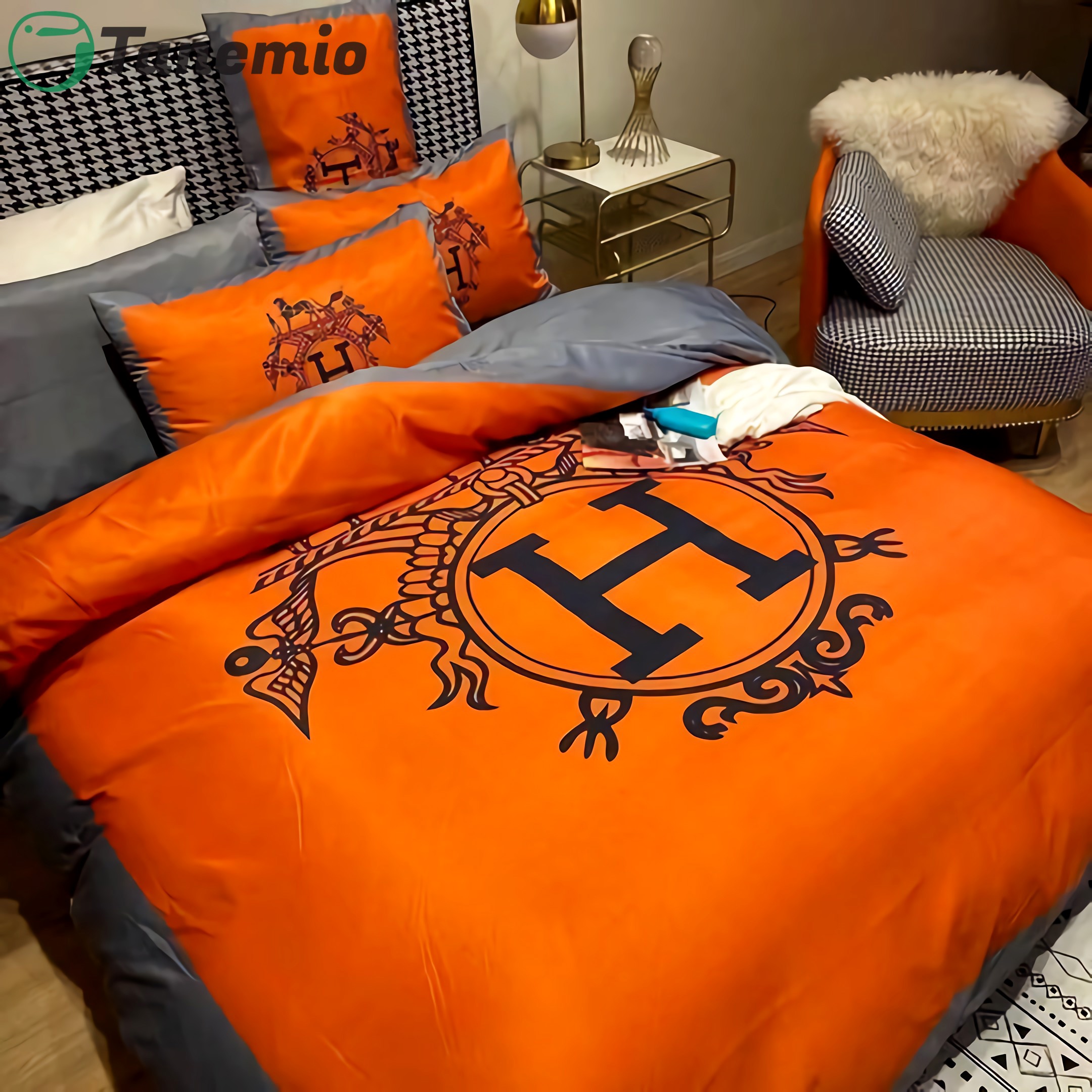 Duvet Covers and Pillow Case set Hermes 05 bedding set 2022