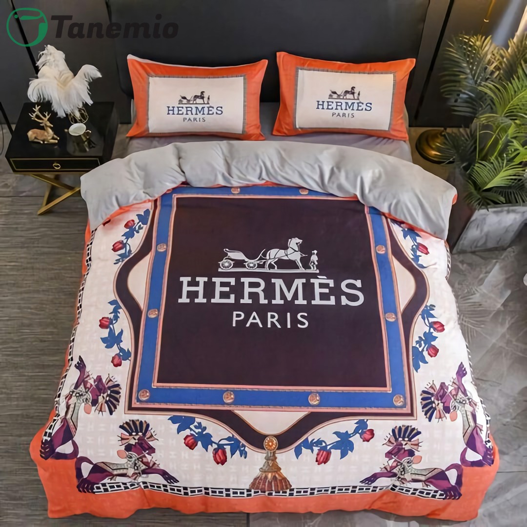 Hermes paris 20 bedding set 2022