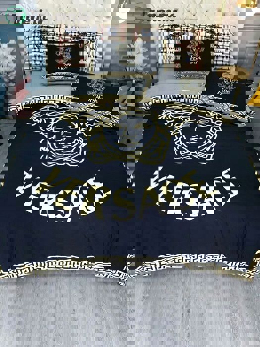 Versace bedding sets duvet cover luxury bedroom 2022