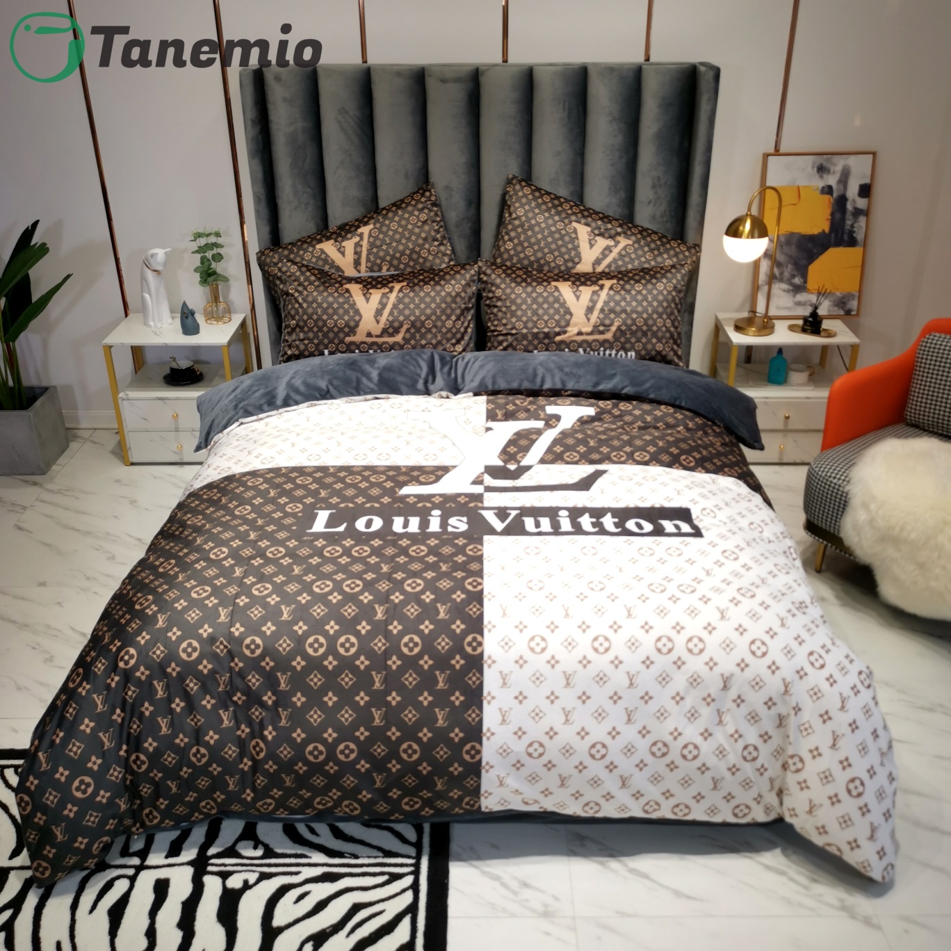 Duvet Covers and Pillow Case set Louis vuitton luxury brands 35