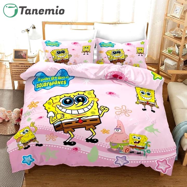 Spongebob squarepants funny full Bedding Sets home decor covers bed