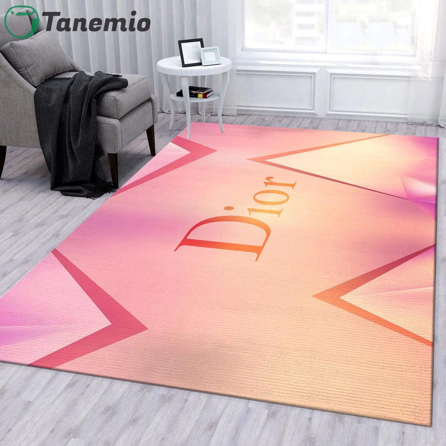 Dior rugs living room rug christmas gift us decor Rectangle Rug