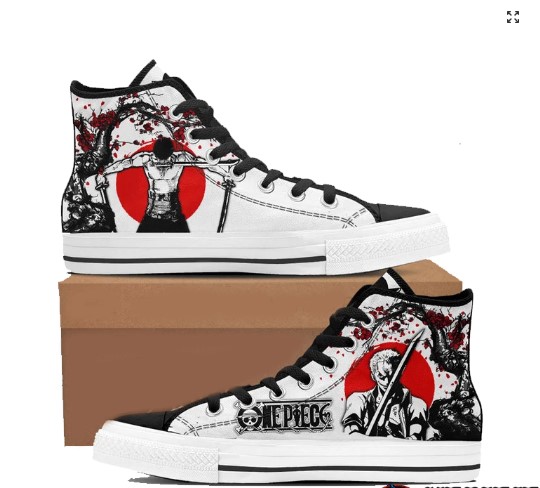 One Piece Mepiece Monkeydluffy Trainer Shoe Converse Roronoazoro Hightop High Top Canvas Shoes - Elevate Your Everyday Look, Don’t Hesitate, Shop Now!