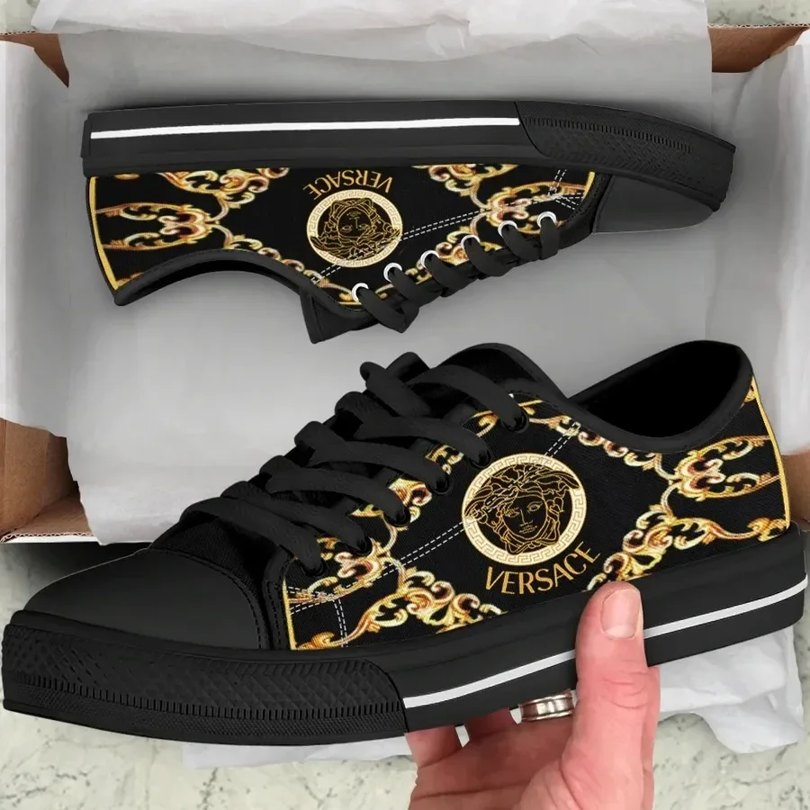 Versace Versace Trainer Shoe Vans Low Top Canvas Shoes - Designed for the Modern You, Start Your Style Journey!