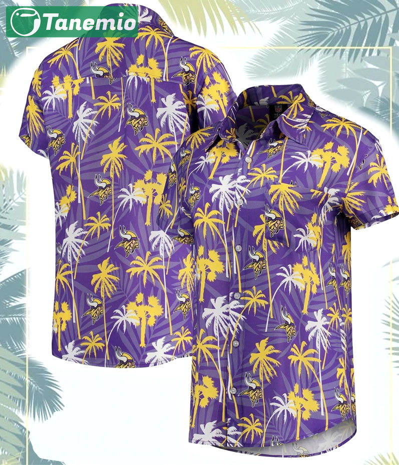 3d hawaiian shirt minnesota vikings Hawaii Shirt Shorts & Flip Flops
